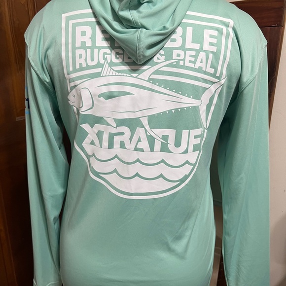 UNISEX Mint SPF Green Long Sleeve Fishing Top - Picture 3 of 6